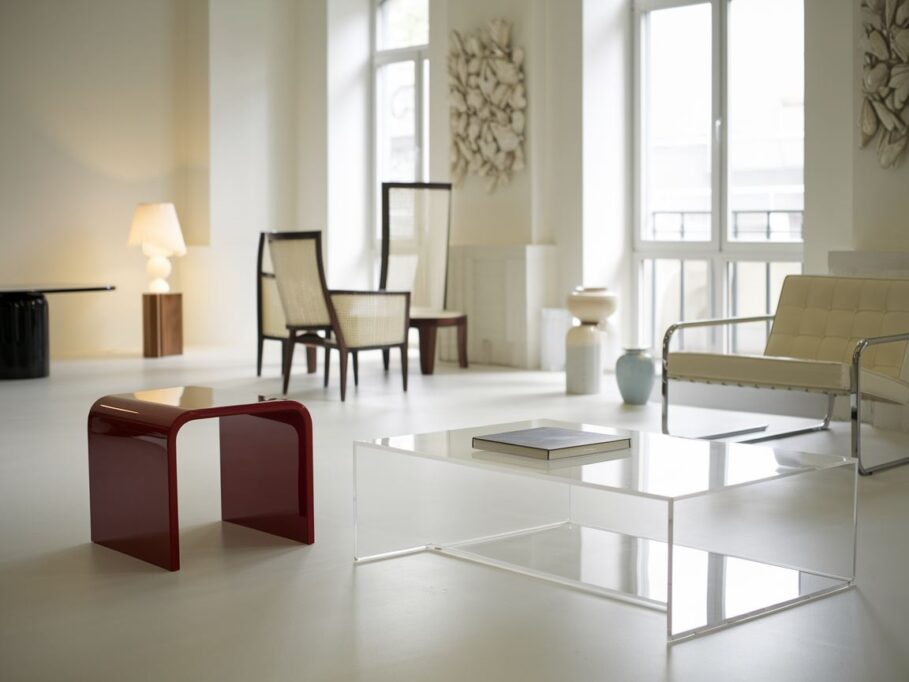 Meble akrylowe w nowoczesnym wnętrzu